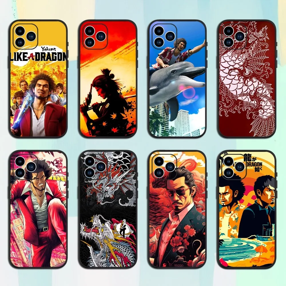 Game Like A D-Dragon Phone Case For Samsung Galaxy A73 A54 A13 A33 A53 A32 A52S Soft Cover