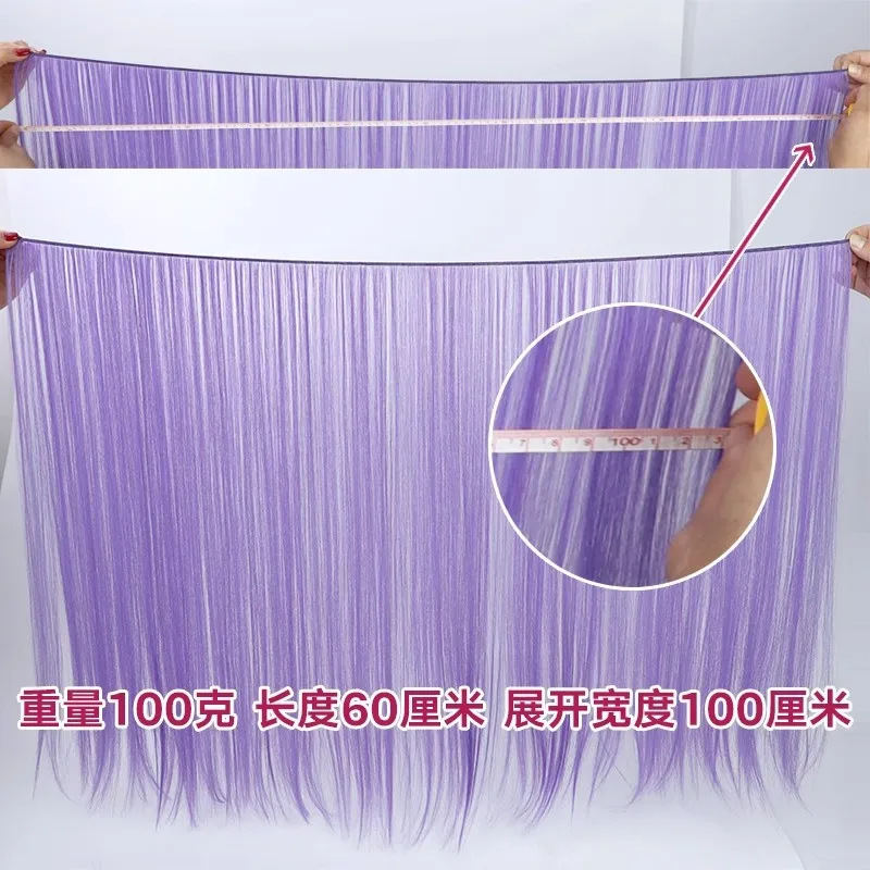 Wefts Cosplay Wig High Temperature Silk Hair Material Pieces Original Silk for Styling Cosplay wig Hair Extensions BJD