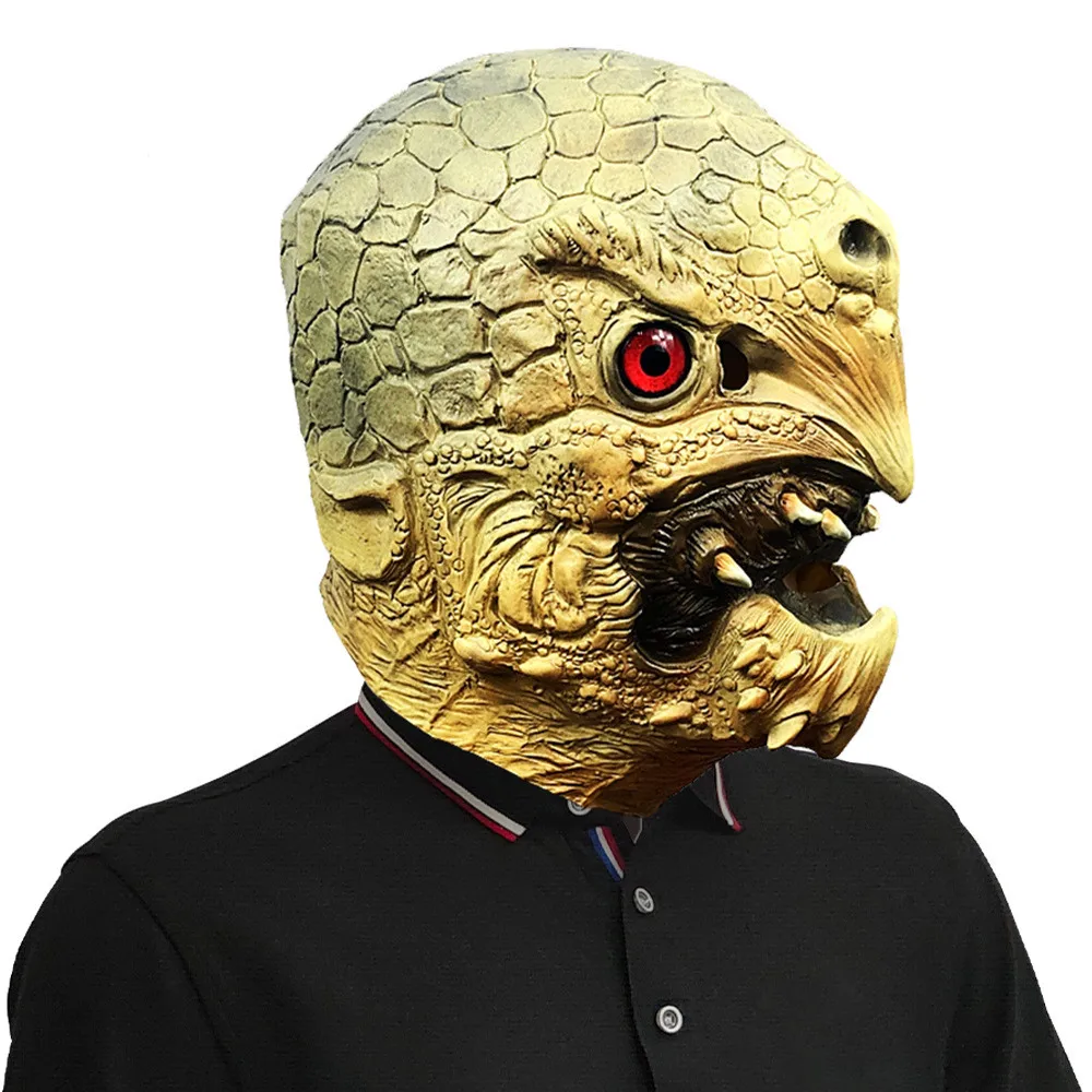 Cosplay-Maske Halloween Latex-Maske Monster-Horrormaske Kopfbedeckung Requisiten – Detail 1