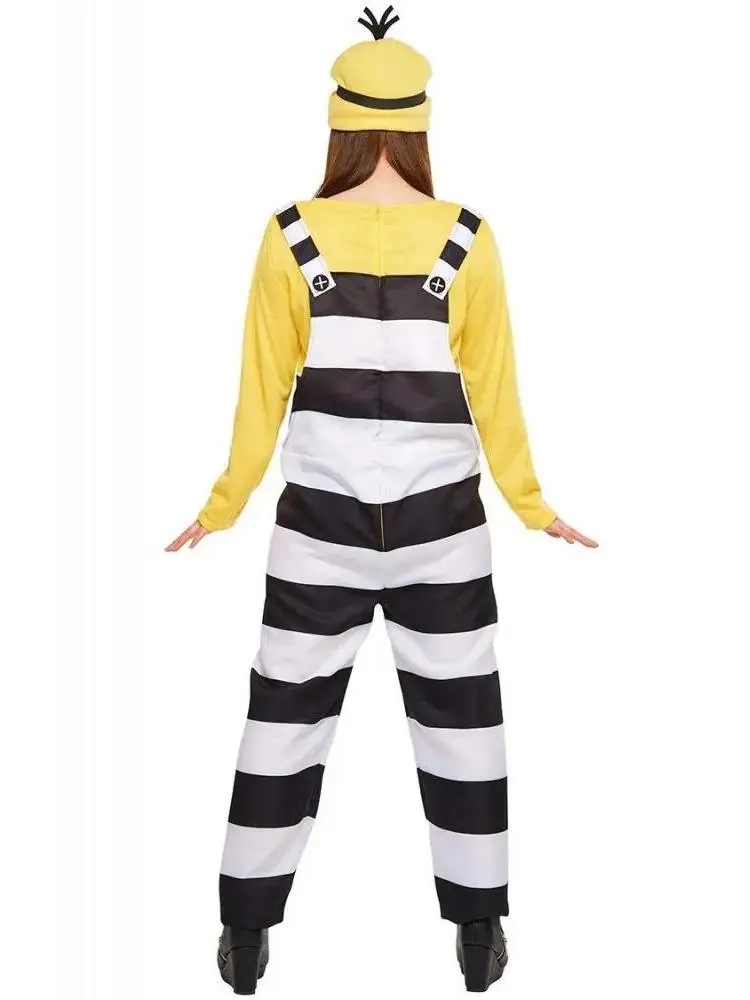 Nuovo film loween Cattivissimo Me Yellow Fellow Costume Cosplay Per adulti Role-plang Vestiti Fibra di poliestere Performance sul palco