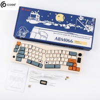 Chidu Abm066 Tri-Mode Alice Mechanical Office Gaming Keyboard Gasket Structure Ergonomic Bluetooth Via Customized Kit