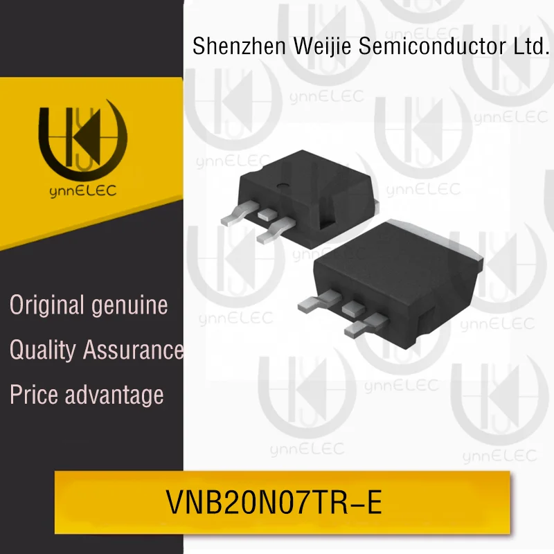 

​​VNB20N07TR-E D2PAK - High Current MOSFET for DC Motor Control, RoHS/REACH Compliant​