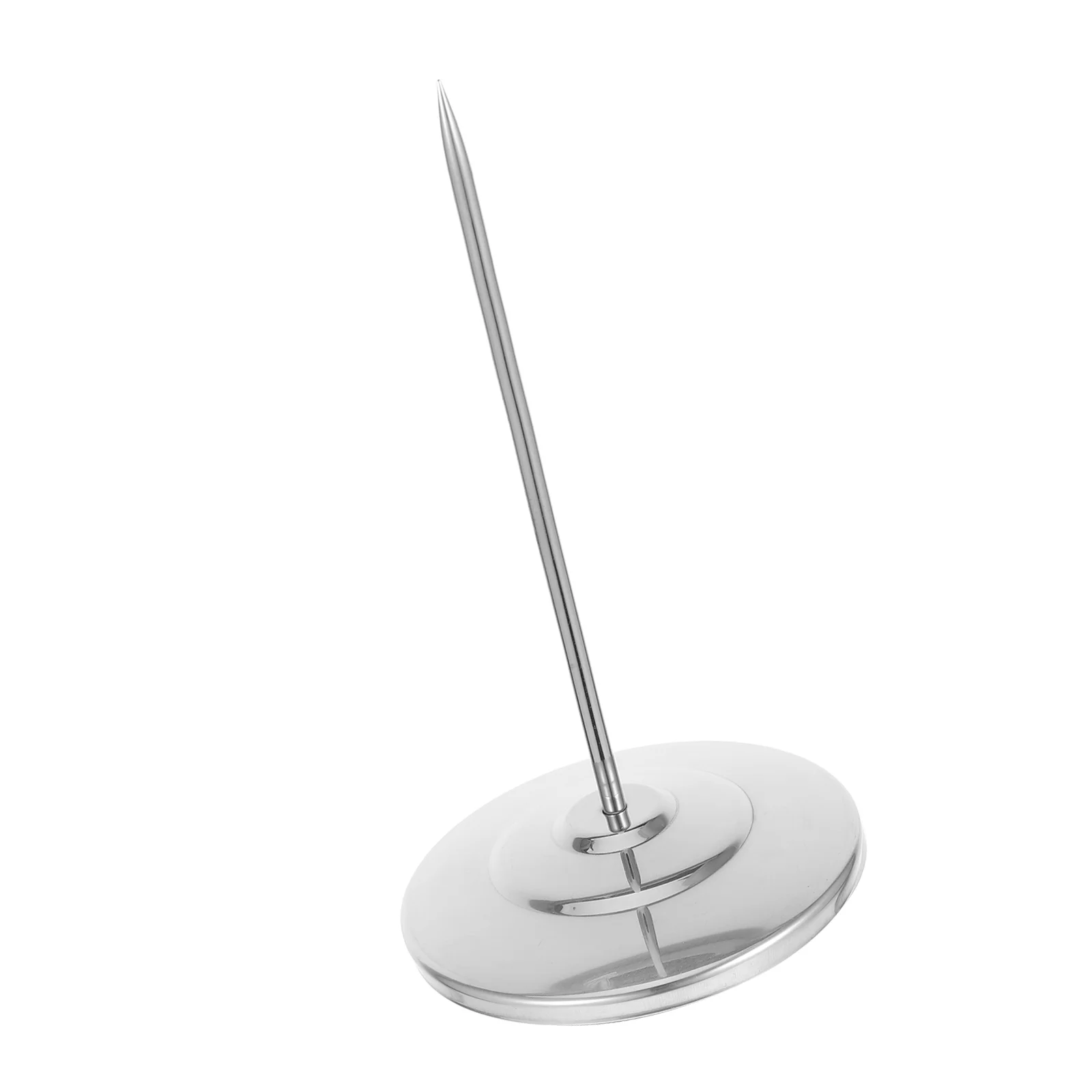 Restaurant Receipt Fork Kitchen Bill Stabber Memo Spike Stainless Steel Ticket Holder Tickets Office