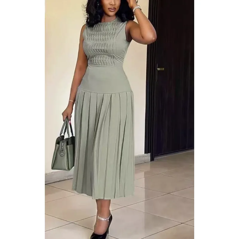 

African Dresses For Women Elegant Spring Summer 3/4 Sleeve Dashiki Maxi Dress Ladies Traditional African Clothing Outfits 2026