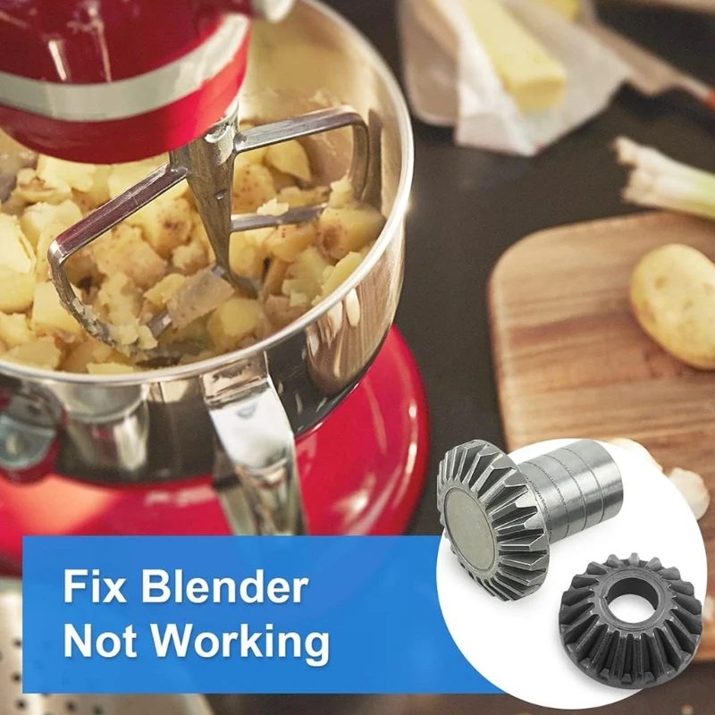 3337 9703338 Kegelrad- und Antriebsradsatz für Standmixer W11192795 Kegelradsatz A0NC