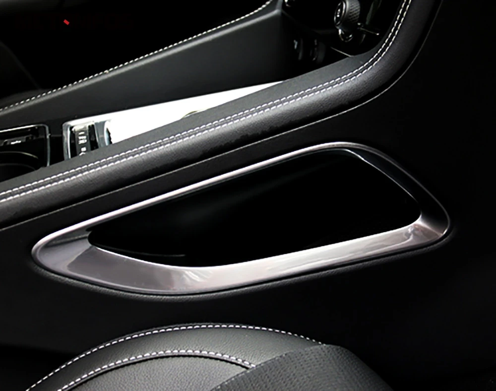 Interior Accessories For Jaguar F-PACE 2016 2017 2018 2019 2020 Matte Side Gear Shift Box Strip Cover Trim Frame Car Styling