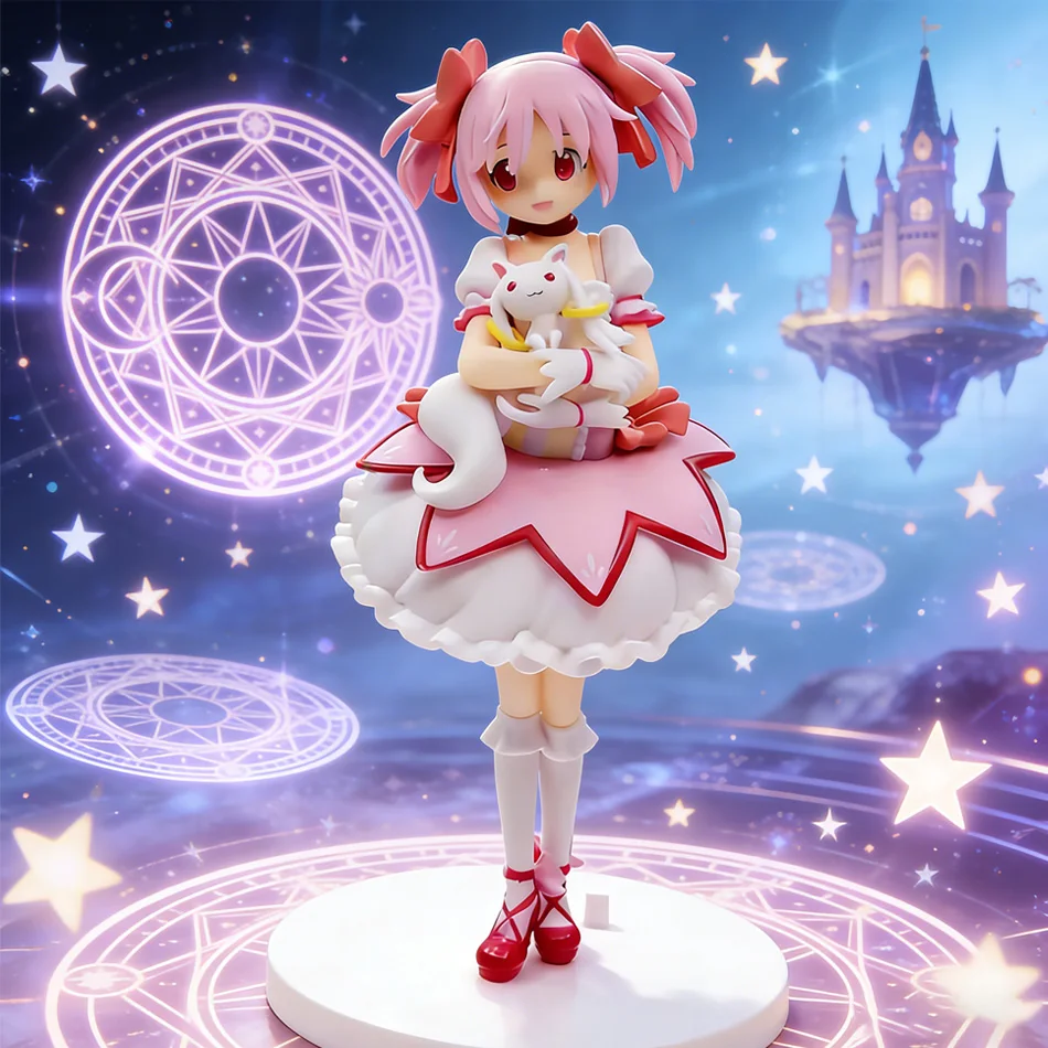 Figura de Anime Puella Magi Madoka Magica, Kaname Madoka, Versión Bruja Figura Coleccionable Kyubey Prize, Decoración de Escritorio, Regalo de Cumpleaños