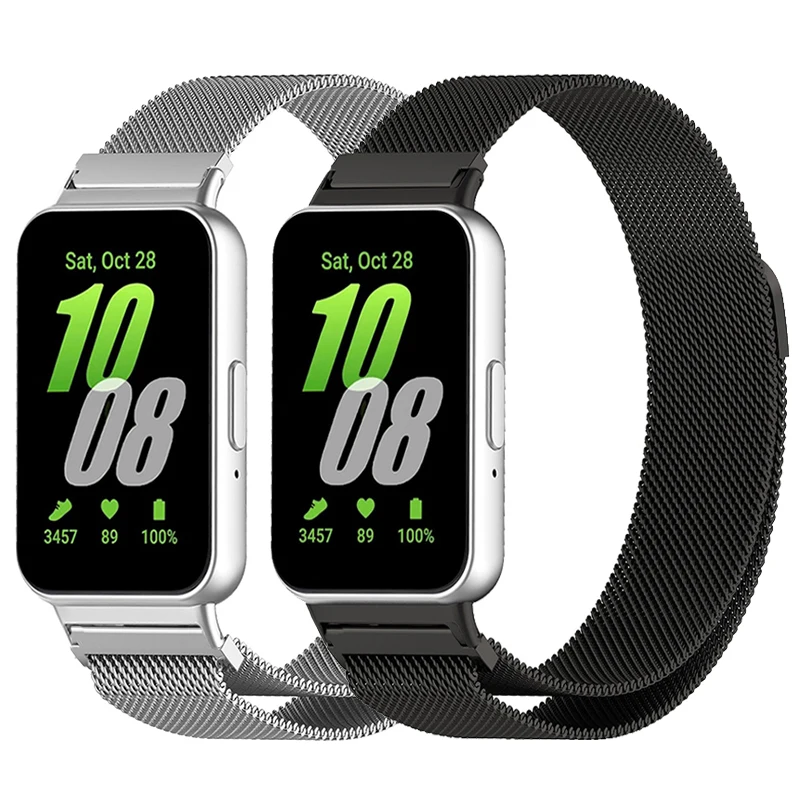 Pulseira de metal para samsung galaxy fit 3 pulseira magnética correa reloj para samsung galaxy fit 3 pulseira para galaxy fit3 pulseira