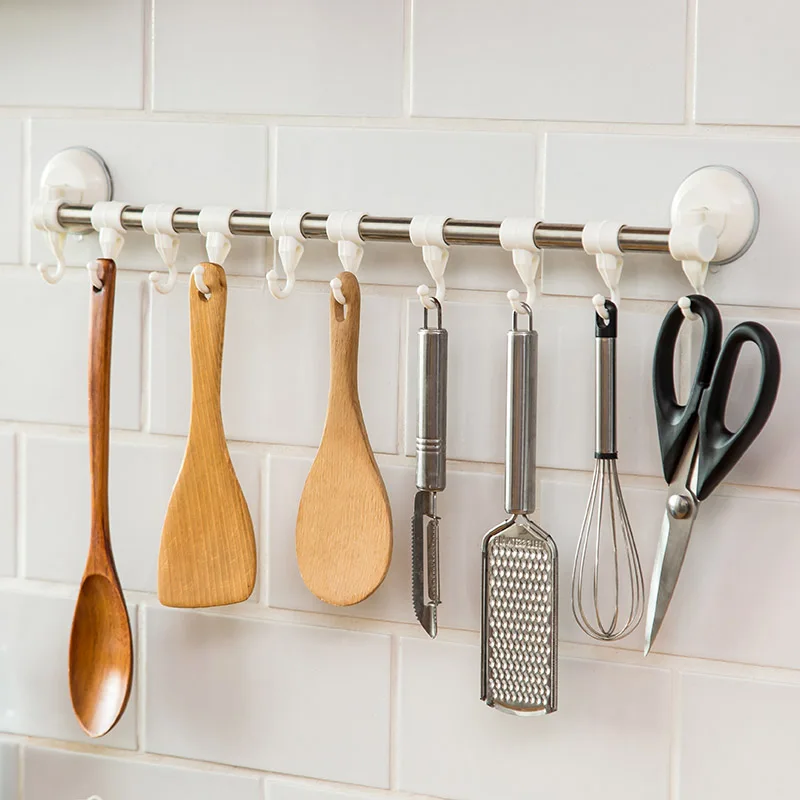 

Creative strong vacuum suction cup towel hook kitchen bathroom seamless multi-functional hanger door plastic wall hook