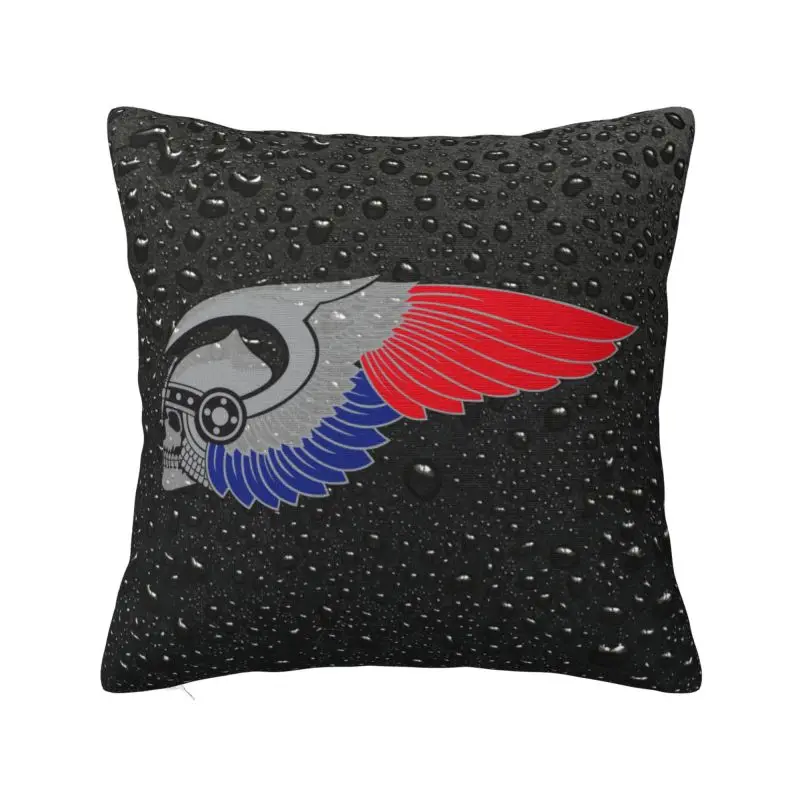 Hells Angels Logo Pillow Covers Home Decor Nordic Motorcycle Club Chair Cushion Square Pillowcase