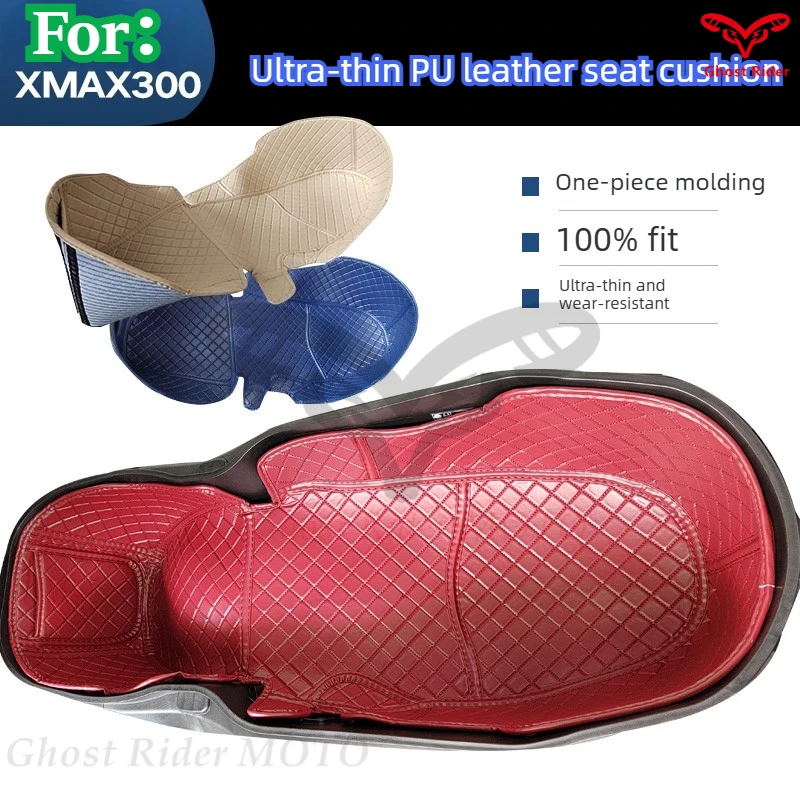 

For xmax300 Nappa leather ultra-thin bucket cushion lined toilet seat bucket cushion new motorcycle trunk box Accessories