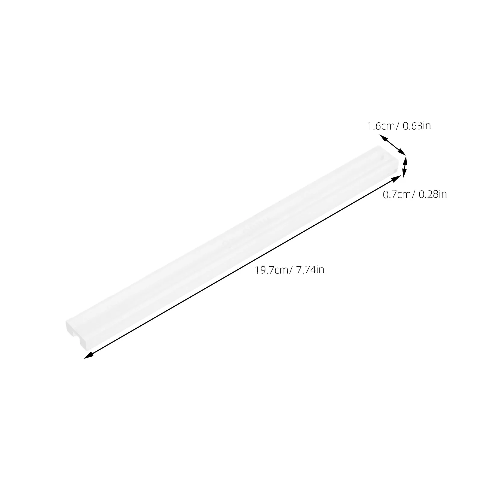 3Pcs Zipper Glue Anti-Overflow Ruler Acrylic DIY Leathercraft Zipper Adhesive Tool Precise Glue Application Leatherworking