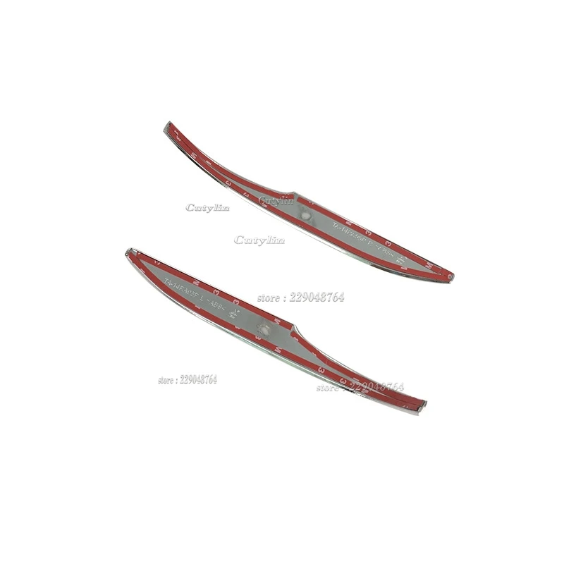 For Toyota Harrier XU60 2014-2018 ABS Chrome Accessories Car Rearview mirror decoration strip Cover Trim Styling Sticker