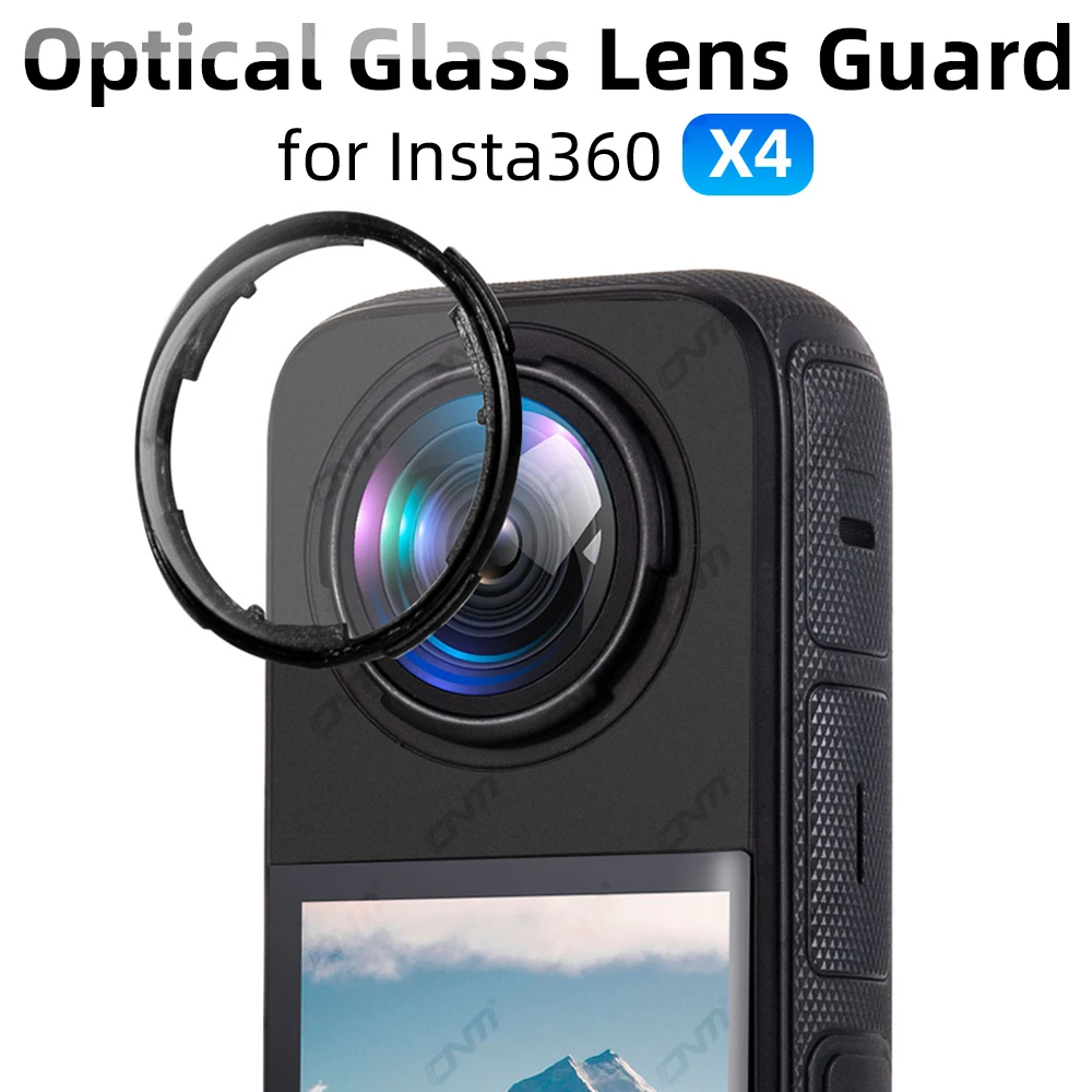 

Optical Glass Lens Guard for Insta360 X4 Accessories Rotating Lens Glass Protector for Insta 360 X4 Upgrade Portective Cover