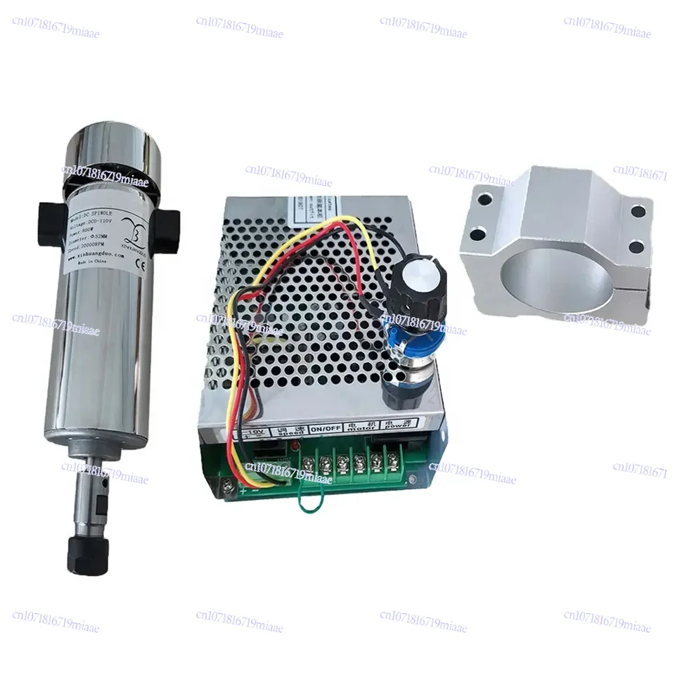 800 Watts 2000 Rpm 110 Volt Air-cooled Spindle Motor Power Supply Governor CNC Engraving Spindle