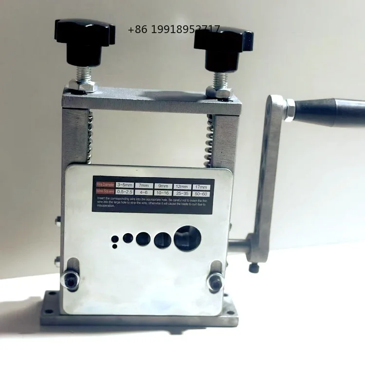 Electric Wire Stripper Machine 5 Channel Automatic Wire Stripping Machine Power Tool for Leftover Cable Recycling 3-17mm JJ436
