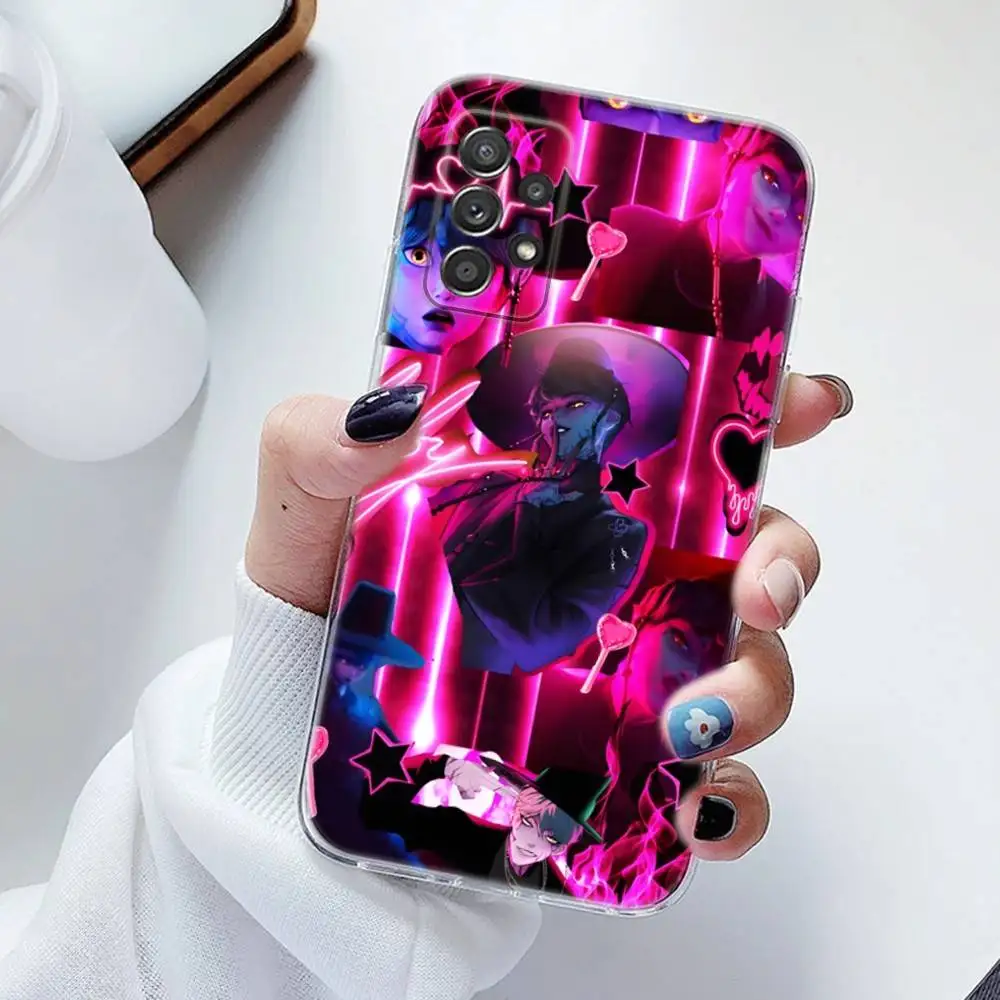 BABY SAJA kpop H-hunters Cat Phone Case Silicone For Samsung S30,23,21,22,20 FE lite,S10,9,PIus Note20ultra Soft Transparent
