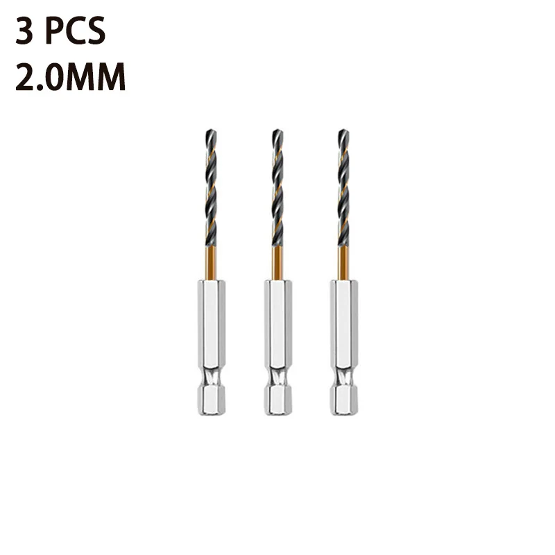 3/7/13PCS Hex Schaft Spiralbohrer Set Holz Metall Lochschneider Kernbohrwerkzeug Kobalt Bohrer Bits 1,5 2 2,5 3 3,5 4 5 6mm HSS