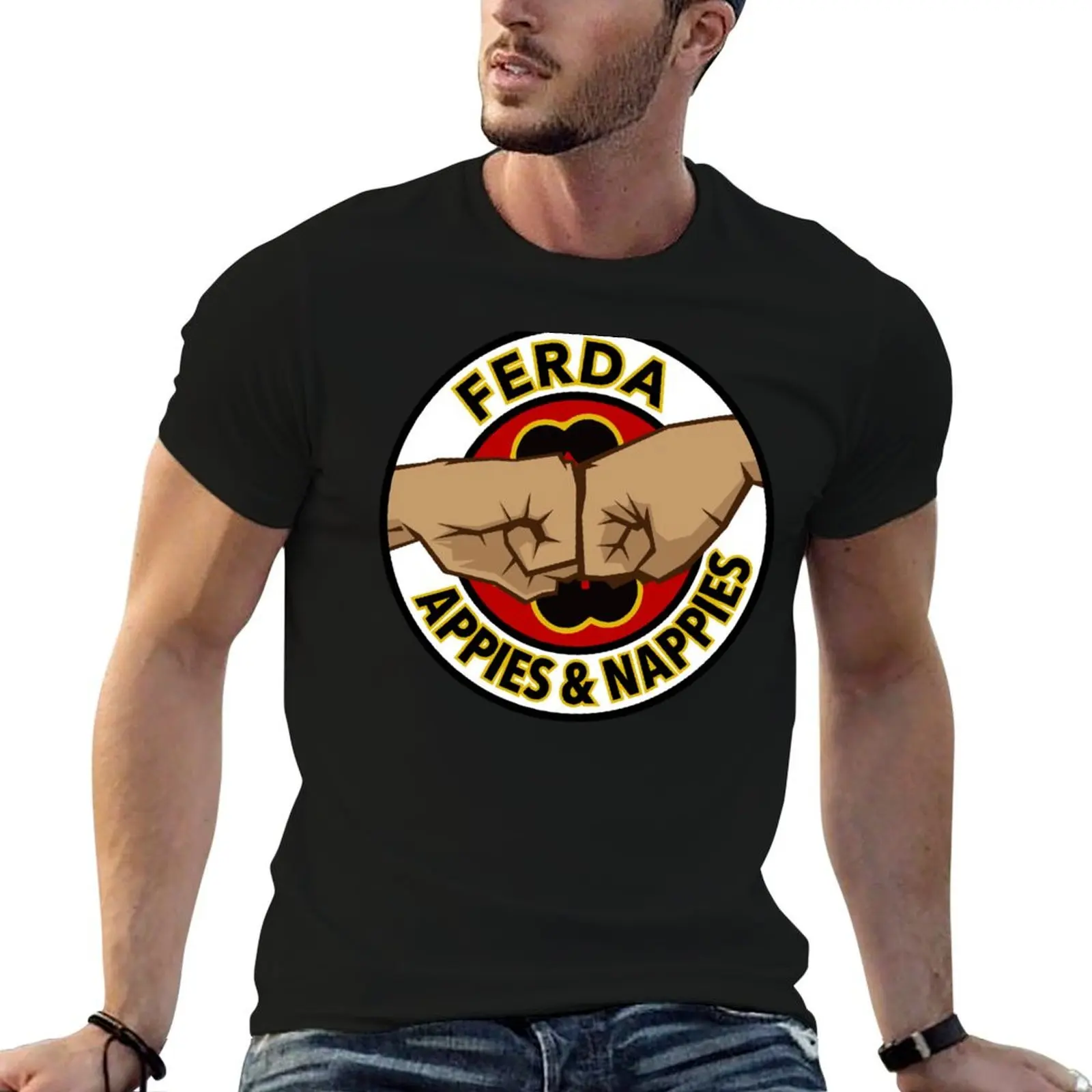 Ferda Appies & Nappies - Pound It T-Shirt Lightweight Print T-Shirt