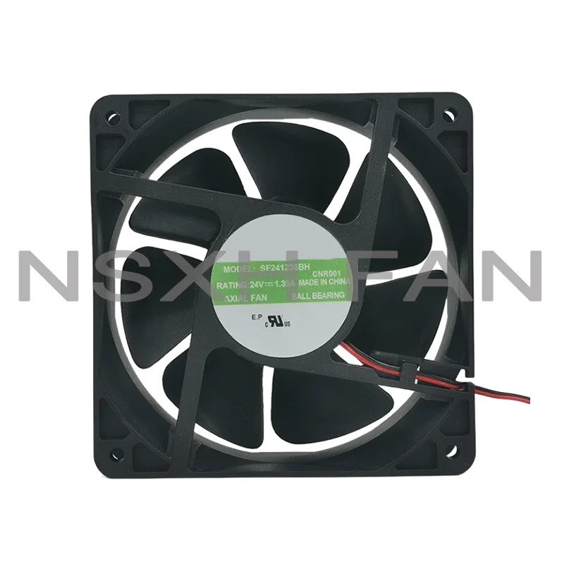 Grande ventilador do inversor do volume de ar, SF241238BH, 24V, 1.35A, 120x120x38mm, novo