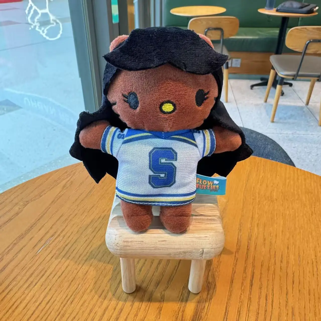 Rapper Hello Kitty bambola di peluche ragazza borsa carina ciondolo animazione cartone animato portachiavi di peluche bambola regalo di festa peluche