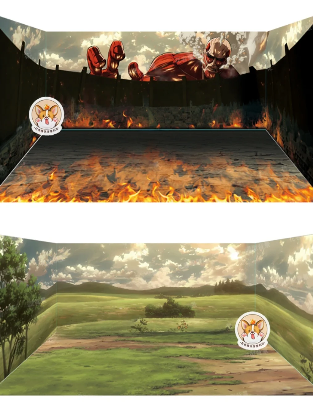 atta-em-titan-anime-tematico-figura-colecionavel-armario-de-exibicao-cena-baund-kit-de-modelo-de-producao-caixa-stiers