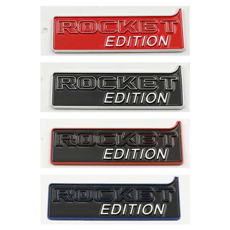 Car ROCKET EDITION Trunk Fender Logo Badge Emblem Decals Decoration Sticker For Benz Brabus G Class G63 G700 G800 G900 G500
