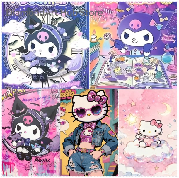 Resin Art Book - 5D DIY Diamond Painting Cute Sanrio