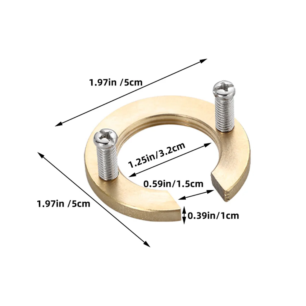 2 Sets Küchenarmatur Anti-Löserung Mutter Silikon Metall Unterlegscheibe Für Waschbecken Becken Wasserhahn Befestigungs Werkzeug Wasserhahn Befestigungs Sicherungsring Reparatur Kit