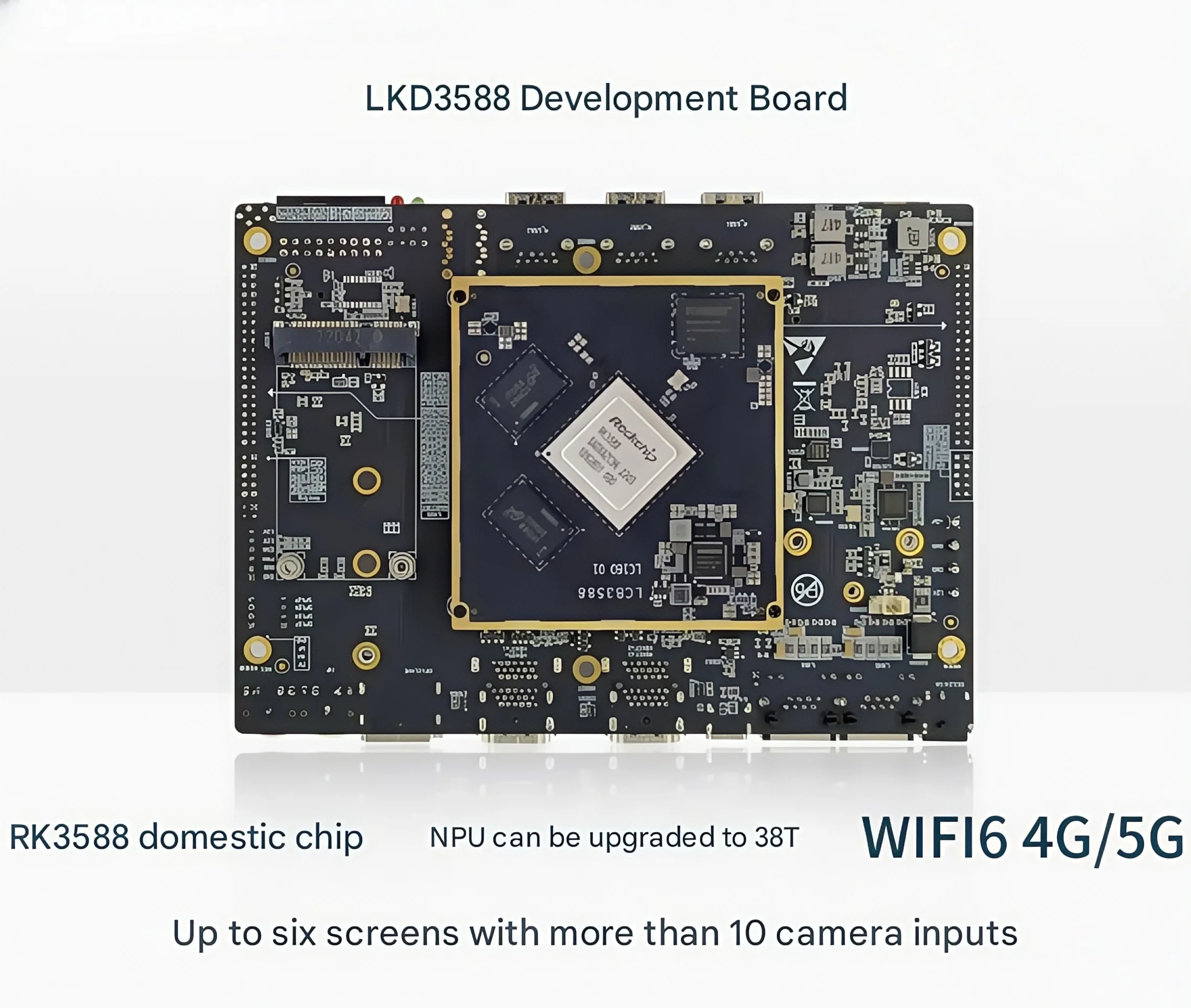 

Rockchip RK3588 Android Linux Smart Car UAV Industrial Development Board LKD3588 Development Board LCB3588 Core Module