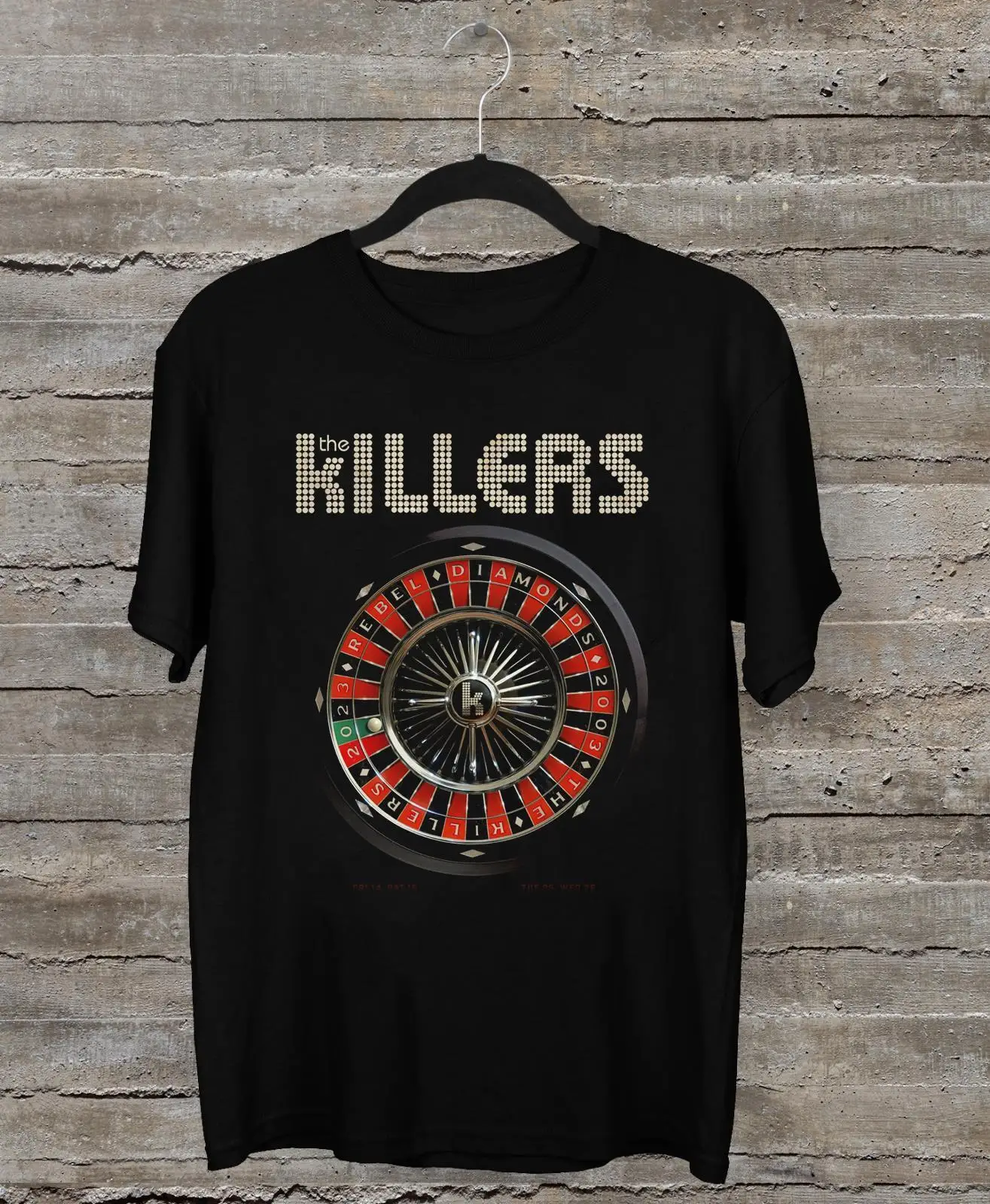 NEW The Killers Diamonds Black All Size Shirt