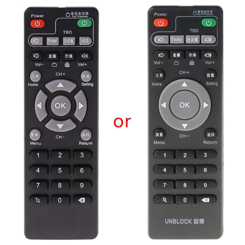 Remote for TV Set-Top Box, Remote Control for Unblock Tech  Generation 1/2/3