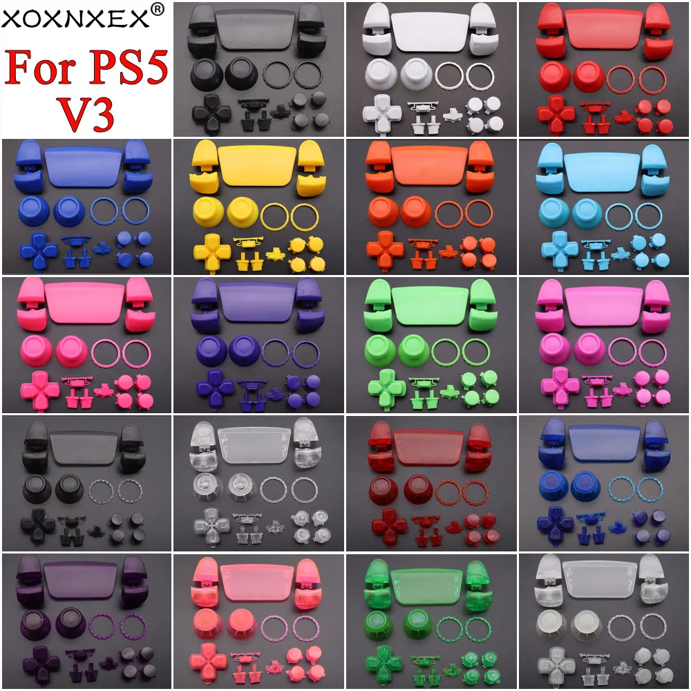 1set V3 3.0 For PS5 V3.0 BDM-030 Controller D-pad Share Buttons Kit Key Replacement Shell Case Cover L1 R1 L2 R2 Joystick Cap