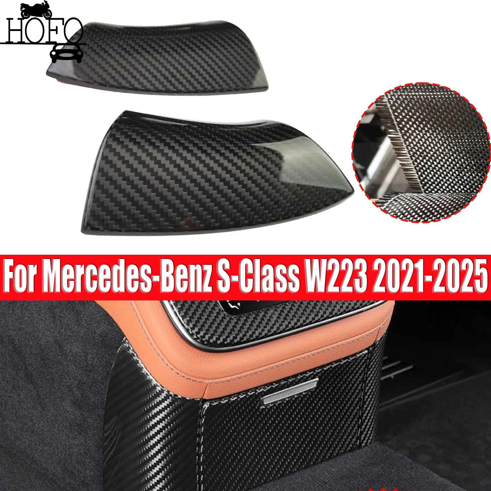 

2 шт. накладки на боковую крышку вентиляционного отверстия для Mercedes-Benz S-Class W223 2021-2025