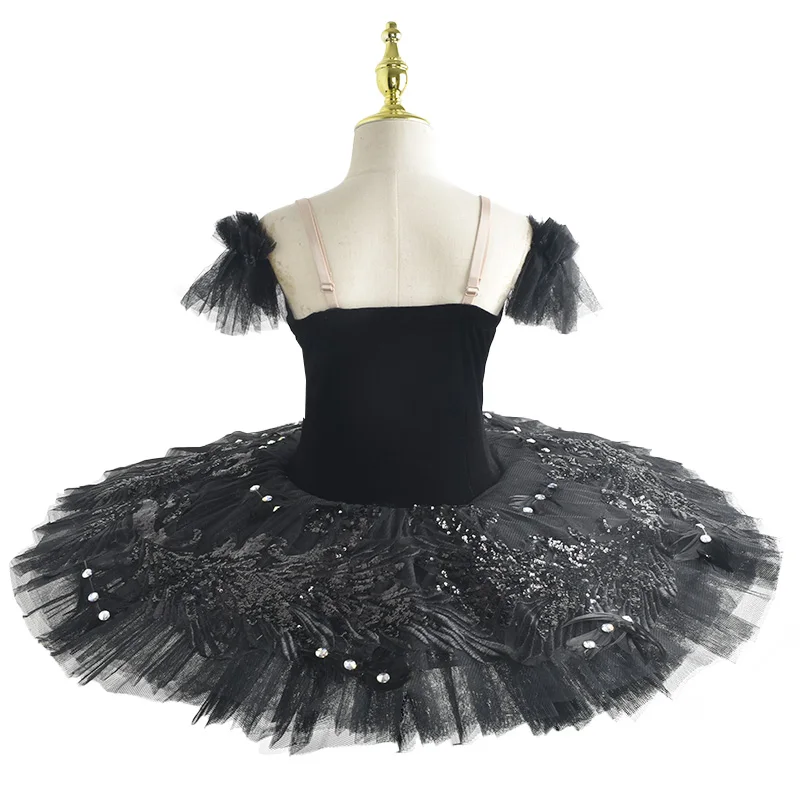 Nova saia tutu de balé para meninas vestido de balé profissional adulto feminino vermelho desempenho traje bailarina collant roupas de dança