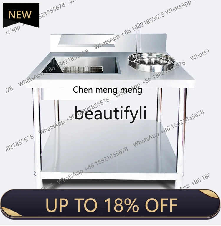 

Z189 Stainless Steel Powder Wrapping Table Manual, Fried Chicken Powder Wrapping Machine Hamburg Shop Noodle Wrapping Machine