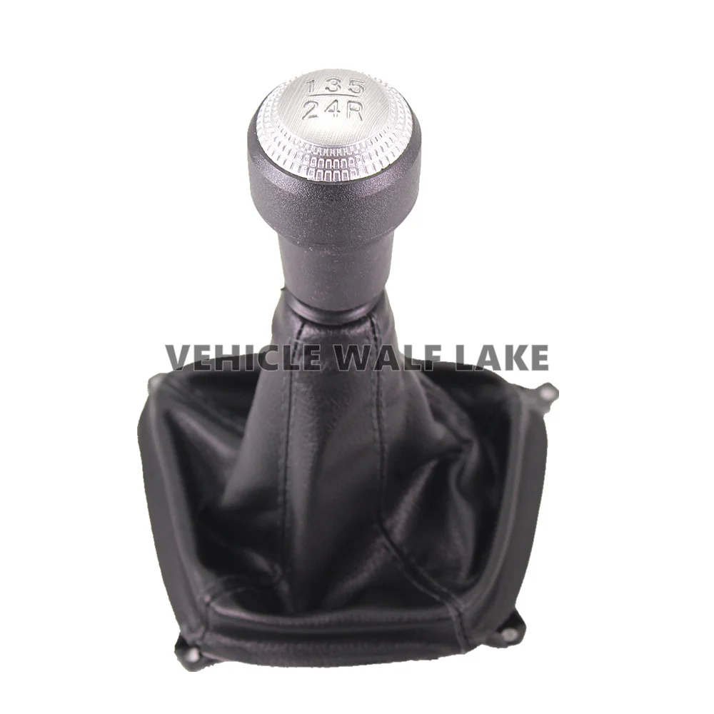 For Hyundai Tucson 2004 2005 2006 2007 2008 2009 Car-styling Manual  5 Speed Car Gear Shift Knob With PU Leather Boot