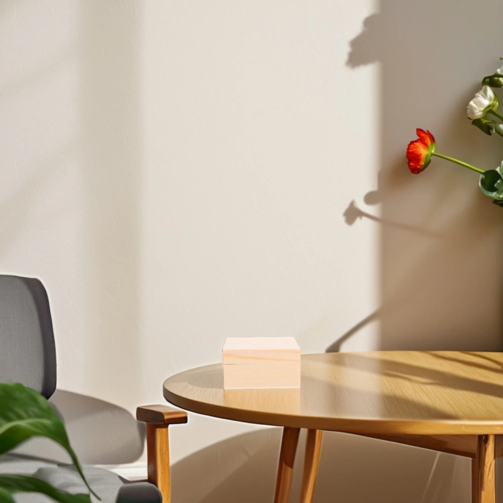 

Unfinished Wood Box with Lid Small Wooden Storage Container for Jewelry Earrings Collectibles DIY Paintable Decorative Keepsake