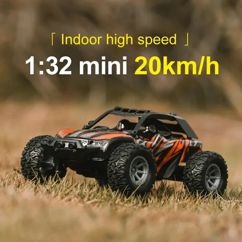 1:32 Mini RC รถรีโมทคอนโทรลรถยนต์ 20 กม./ชม.Off-Road ความเร็วสูงในร่ม Drift การเร่งเด็กไฟฟ้าของเล่น crawler