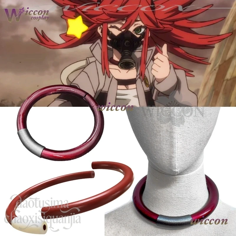 Ynot Rudo Zanka Nijiku Enjin تأثيري أنيمي GACHIAKUTA ثلاثية الأبعاد حمض البوليلاكتيك قلادة المختنق اكسسوارات حفلة عيد الميلاد والهالوين