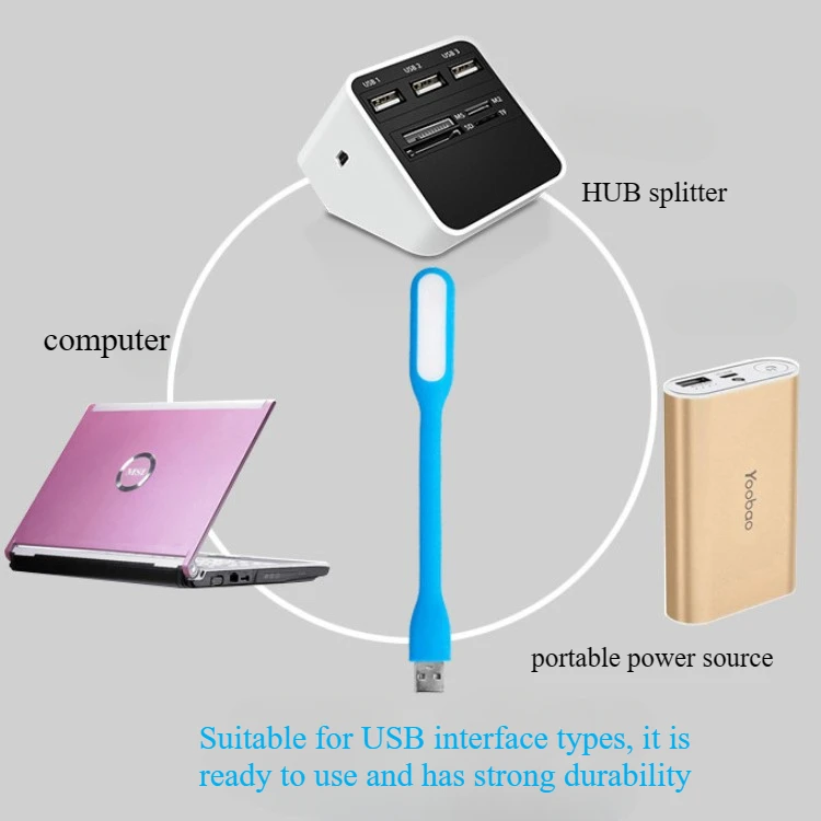 Flexible and Energy-saving LED Light for Eye Protection, Portable and Easy To Read. Night Light Compatible with USB