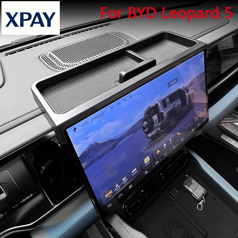New For BYD Leopard 5 2024 2025 Storage Box Behind Center Control Screen Tissue Box Glasses Case Automobile Modification Supplie