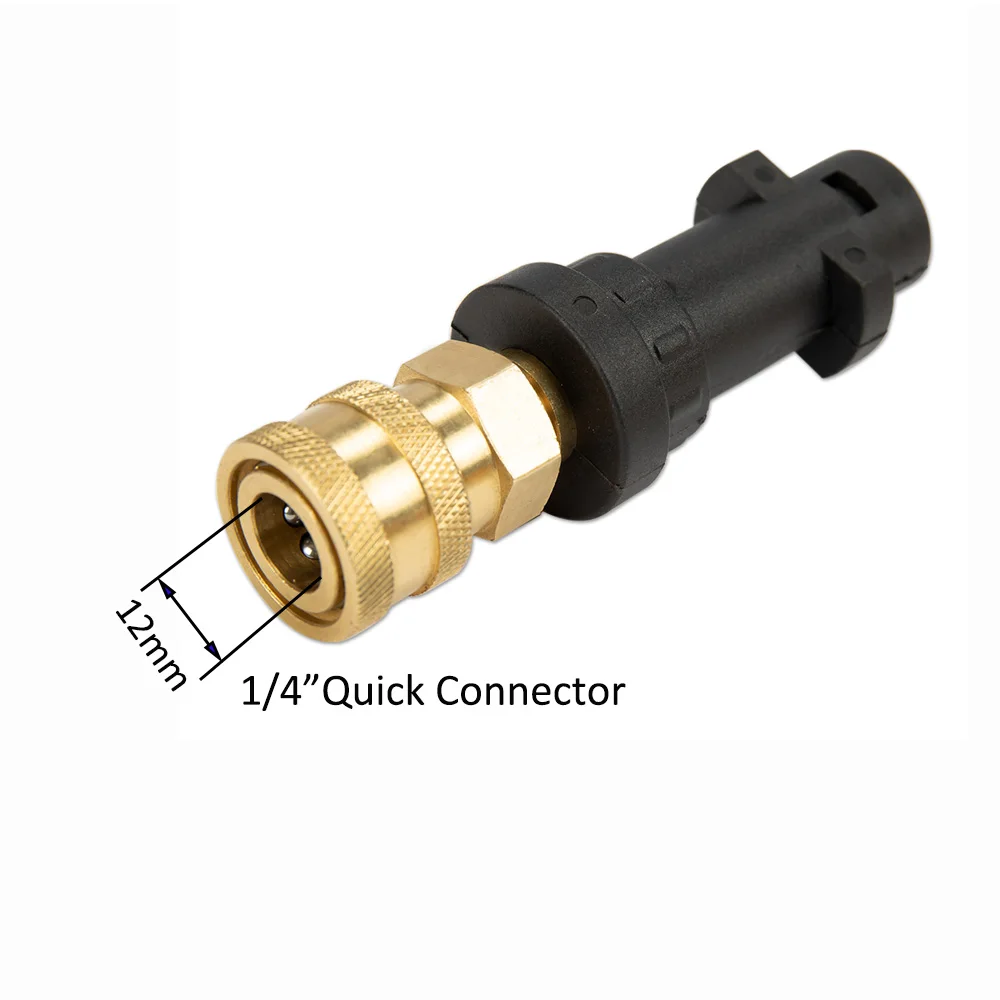 Conector rápido g1/4 polegadas, para bicos, para karcher partes/nilfisk/bosche aquatak/lavor/elitech/huter/interskol adaptador