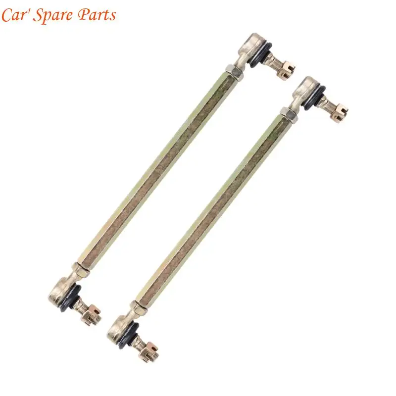 Y4UA Go Kart Steering Linkage Rod Pair, Adjustable 330mm Set for 250cc Use
