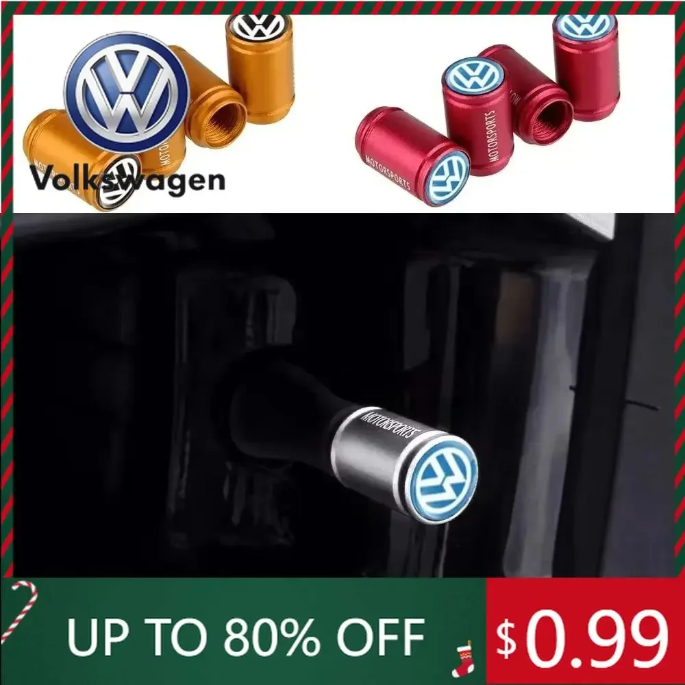 

Комплект из 4 матовых колпачков для ниппелей шин для VW Volkswagen Jetta MK5 Golf, Rline, Passat, Tiguan, Bora, Jetta, Beetle, Scirocco