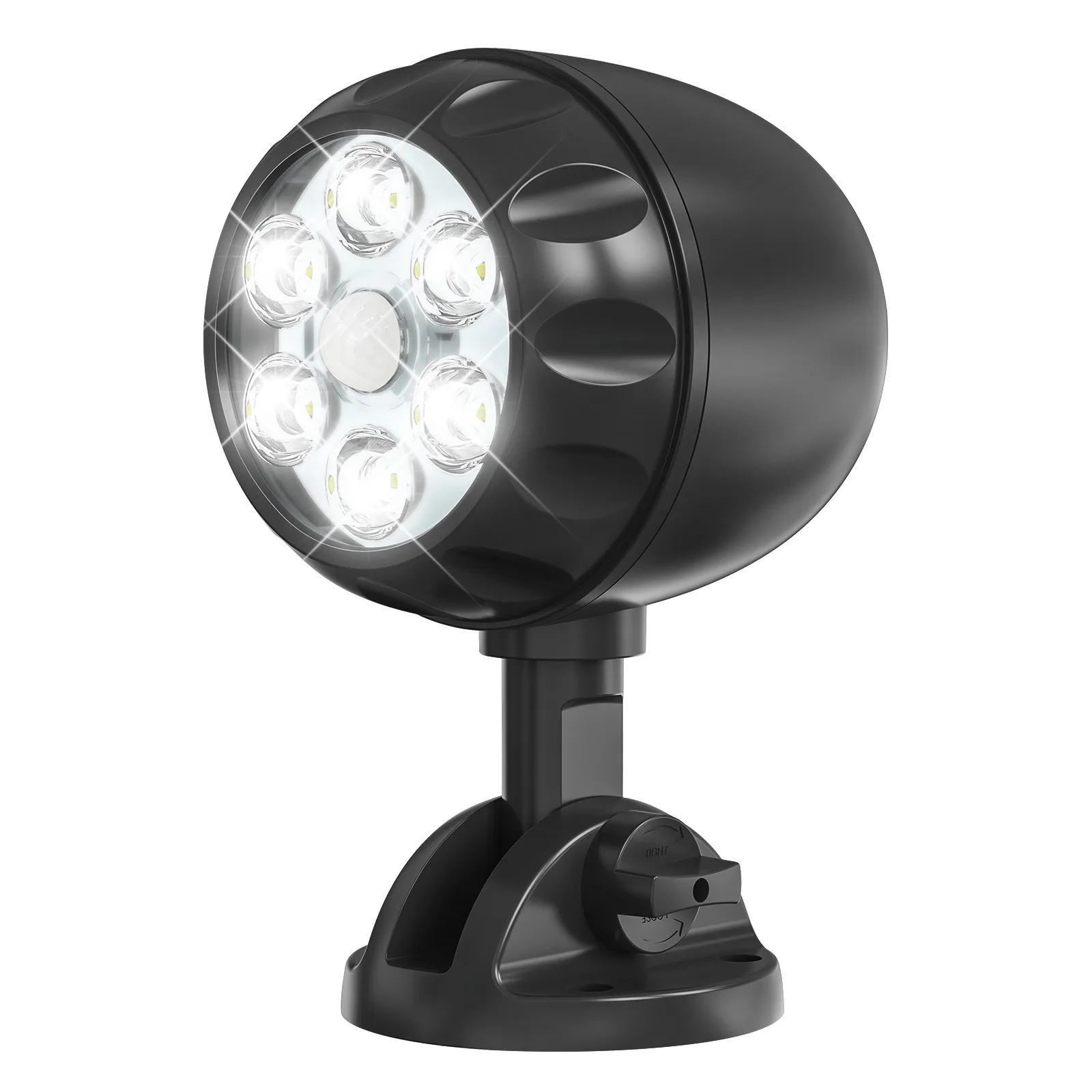 Motion Sensor Battery Powered Outdoor Light,IP65 Spotlight,6LED Motion Detecting ,360°Adjustable Floodlight for Garage Stairs