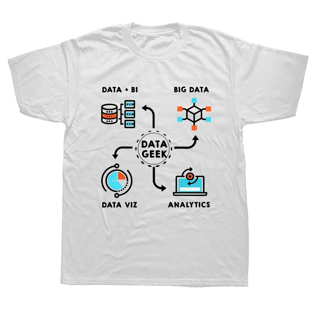 Birthday Gifts Data Scientists Analysts and Engineers T Shirts Funny Graphic Streetwear Short Sleeve Style T-shirt Men Clothing