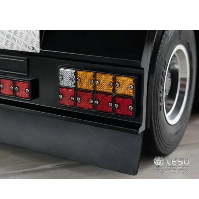 LESU Tail Beam Taillight for Tamiya 1/14 RC Tractor Truck Remote Control Toys Car Electric Model for Adults