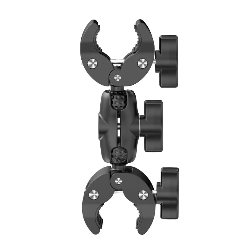 For outdoor cycling, selfie stick fixed bracket electric motorcycle handlebar clip