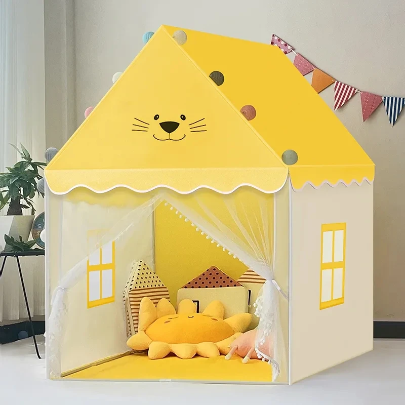 NEW Indoor Outdoor Tent Room Children Girl Princess Castle Baby Home Dream Castle Small House Family Pretend Toy Game